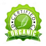 Green Organic Certified Stamp